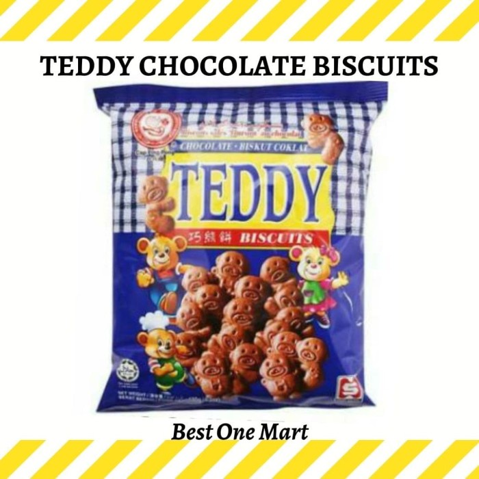 

Teddy Chocolate Biscuits / Biskuit Teddy Coklat Cap Ping Pong