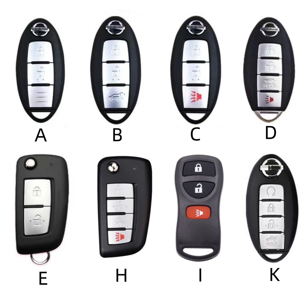 Untuk Nissan X-Trail Grand Livina Latio Mobil remote control cover Nissan car key Crazy Horse Kulit Kunci Tas Rantai