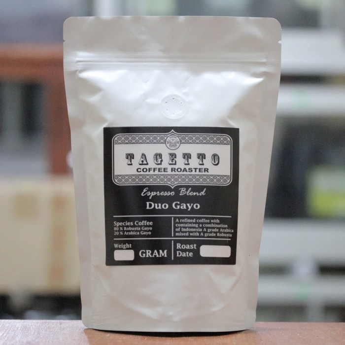 

BISA COD KOPI ESPRESSO DUO GAYO 250GR ARABIKA ROBUSTA BLEND /KOPI EUBE/KOPI KAPAL API/KOPIBUBUK/KOPI