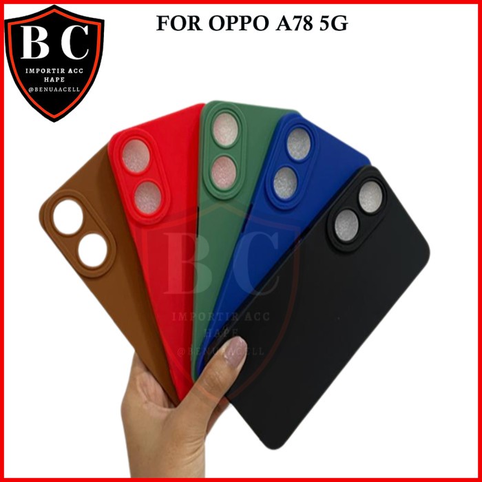 CASE OPPO A78 5G - SOFTCASE PRO CAMERA OPPO A78 5G A58 5G OPPO A1 PRO 5G