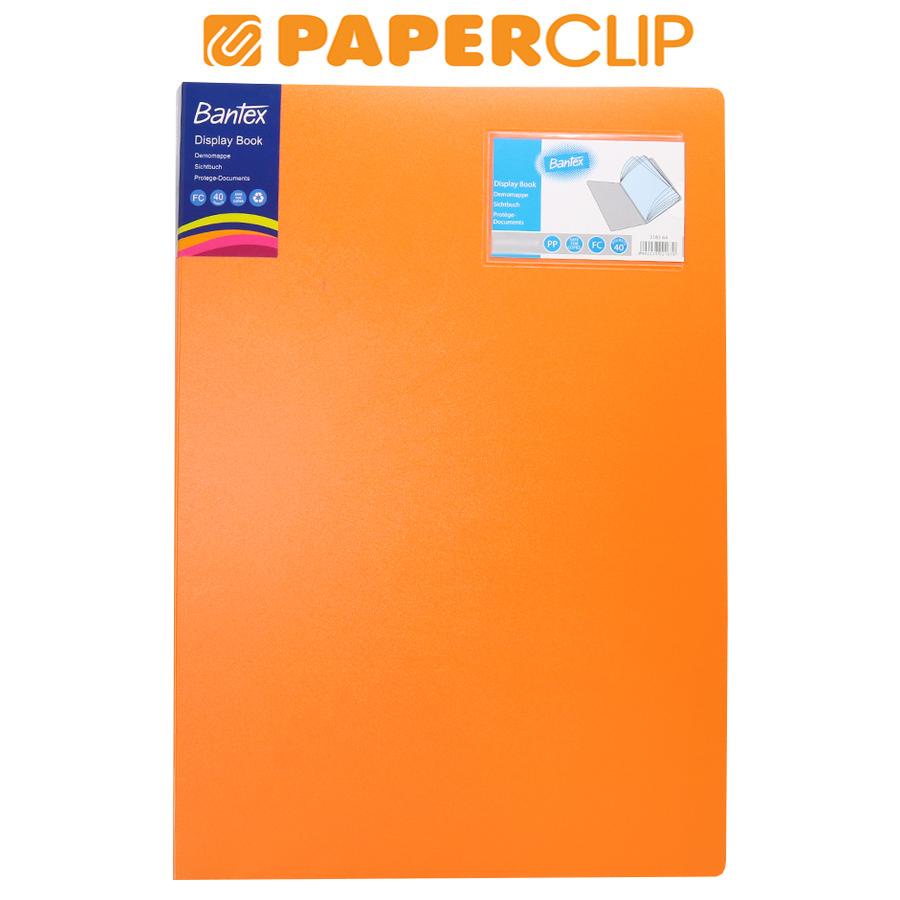 

DISPLAY BOOKS / CLEAR HOLDER BANTEX 3185 FOLIO 40 64 MANGO