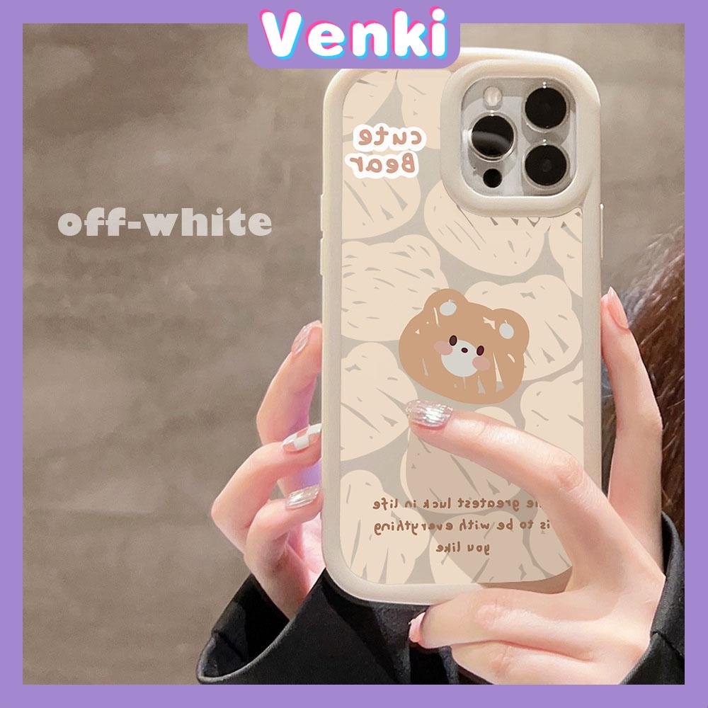 Case fo iPhone 11 Pro Max TPU Soft Case Frosted Bubble Case Black White Cute Cartoon Bears Camera Protection Shockproof For iPhone 14 13 12 11 Plus Pro Max 7 Plus X XR