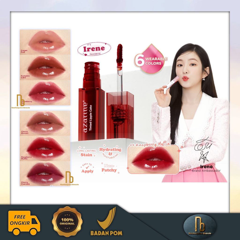 AZARINE Tinted Lippie Cake Lip Tint ( Azarine X Red Velvet)