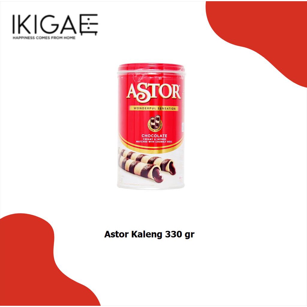 Astor Kaleng 330 gr / Astor Coklat Wafer Stick Kaleng 330 gr