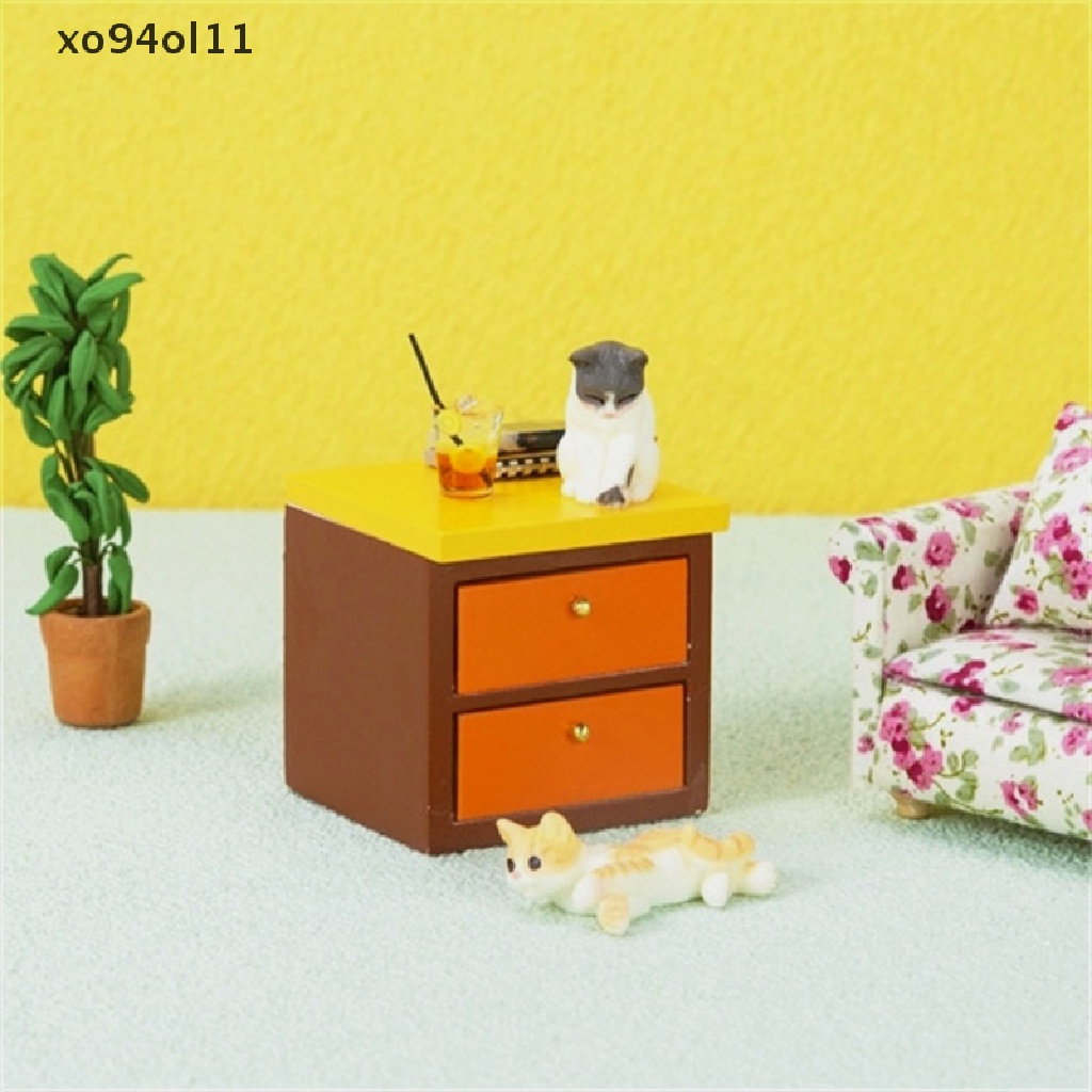 Xo 1: 12rumah Boneka Miniatur Nakas Bufet Hiasan Furniture Dekorasi Rumah Mainan OL