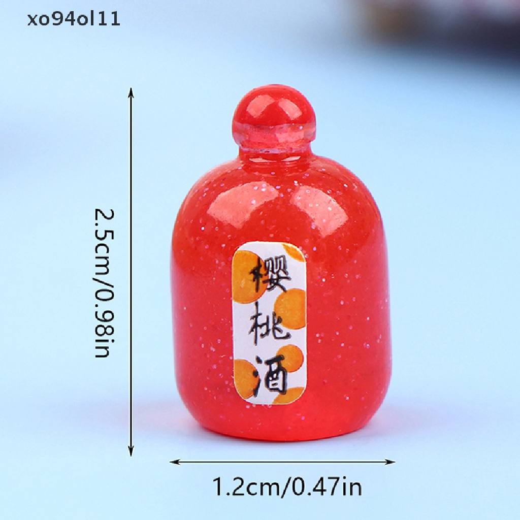 Xo Botol Minuman Rumah Boneka Kartun Botol Anggur Mainan Miniatur Model Boneka Doll OL