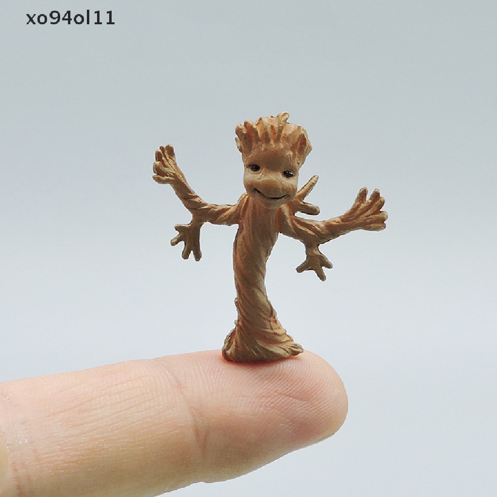 Xo 1Pcs tree man/fairy garden gnome animals/moss terrarium Dekorasi desktop Rumah/Kerajinan Tangan// Rumah Boneka/Miniatur/DIY/model Mainan OL