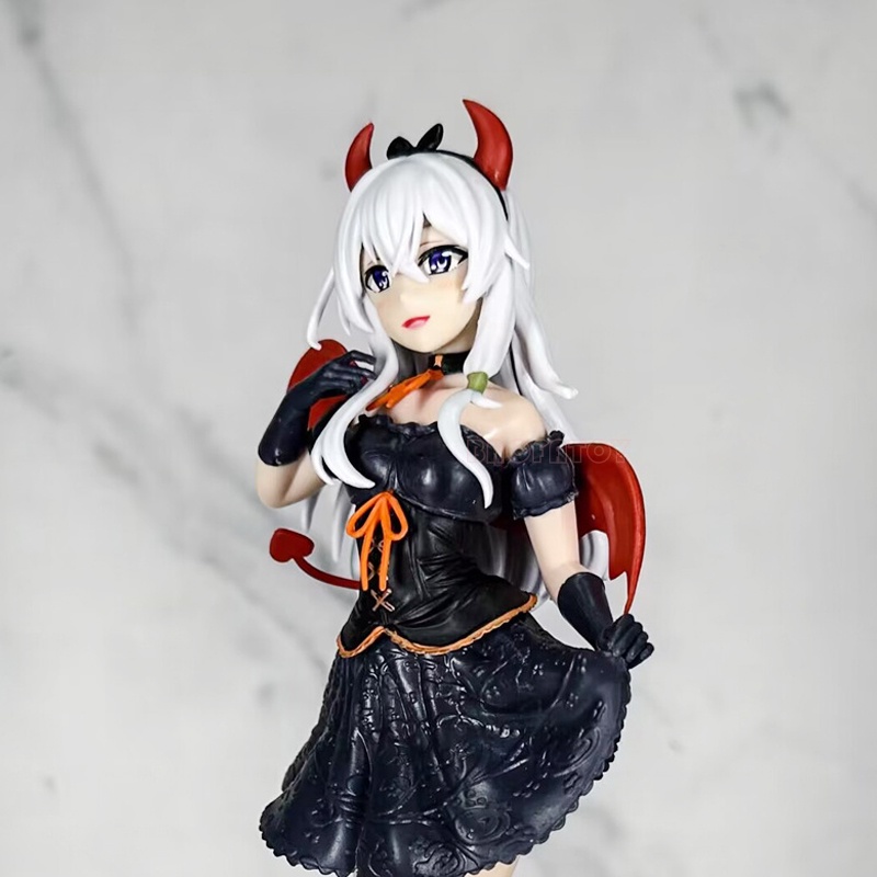 Anime Wandering Witch The Journey Elaina Setan Kecil Yang Lucu 20cm PVC Model Boneka Mainan Ornamen