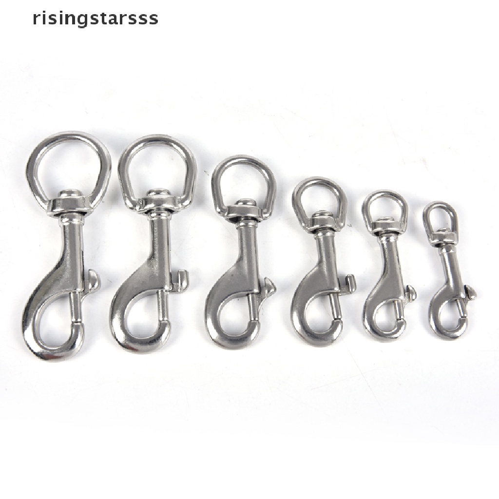 Rsid Span-new Stainless Steel Baut Snap Hook Clip Diving Singel Hook BCD Aksesoris Tools Jelly