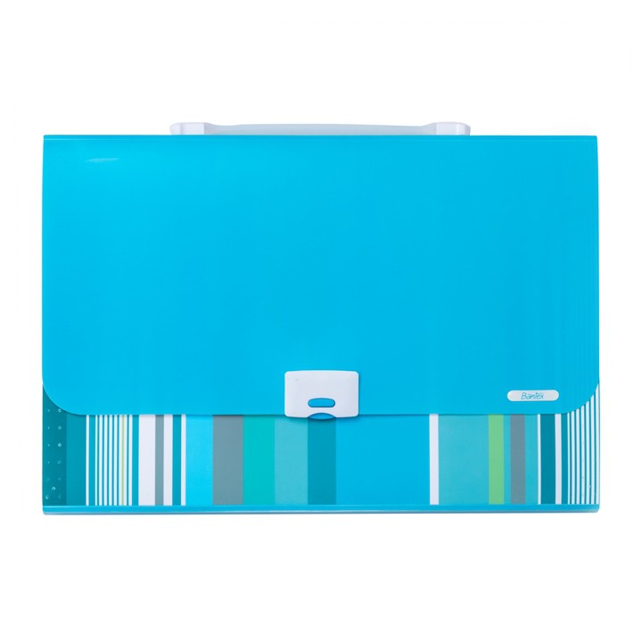 

Bantex Expanding File Map Tali Harmonika 13 Sekat Folio F4 Motif Fancy Sky Blue