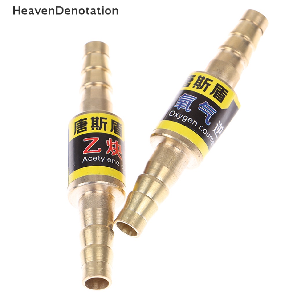 [HeavenDenotation] 1pcs Pipa Flashback Arrestors Bahan Bakar Acetylene &amp; Oksigen Check Safety Valve HDV