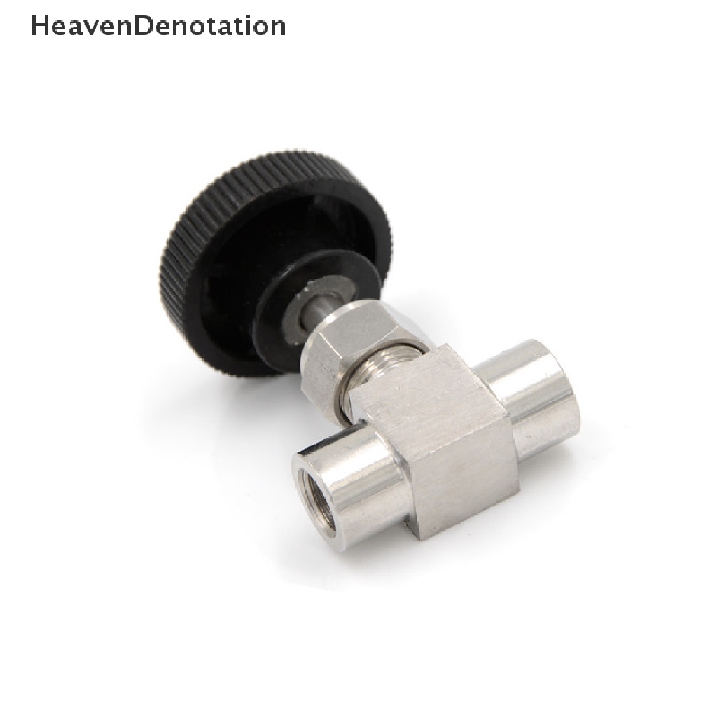 [HeavenDenotation] 3per8 &quot;BSP Female Drat Stainless Flow Control Shut Off Valve Air Minyak Gas HDV