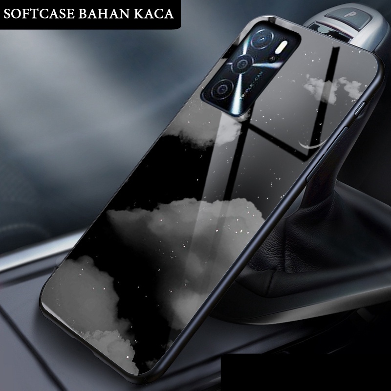 GLASS COD TERMURAH CASERING Softcase Kaca OPPO A16 - Case HP OPPO A16 - Casing HP OPPO A16 - Kesing 