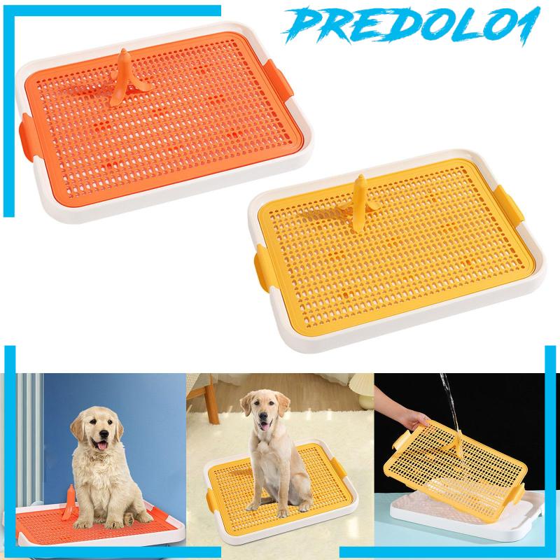 [Predolo1] Toilet Anjing Training Potty Tray Training Pads Holder Trainer Kotak Kotoran Hewan Peliharaan