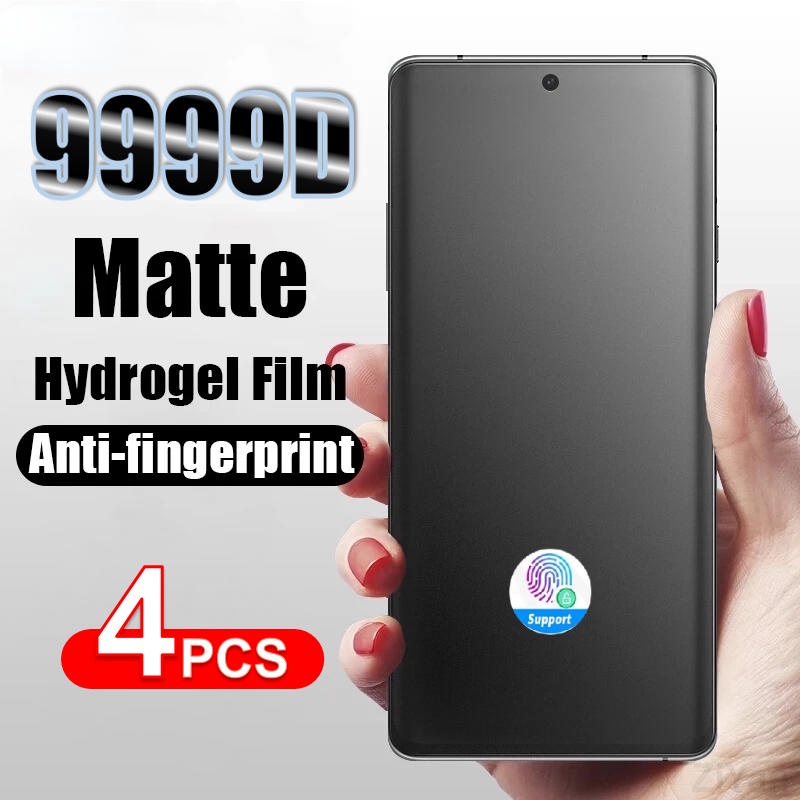 4pcs Film Hidrogel Matte Untuk Vivo X90 X80 X70 X60 X50 Pro Pelindung Layar Untuk Vivo iQOO 11 10 9 8 7 5 Pro Neo 7 6 SE Z1 Z1X Z3 Z5 Z5X Z6 Z6X Z7 Z7X