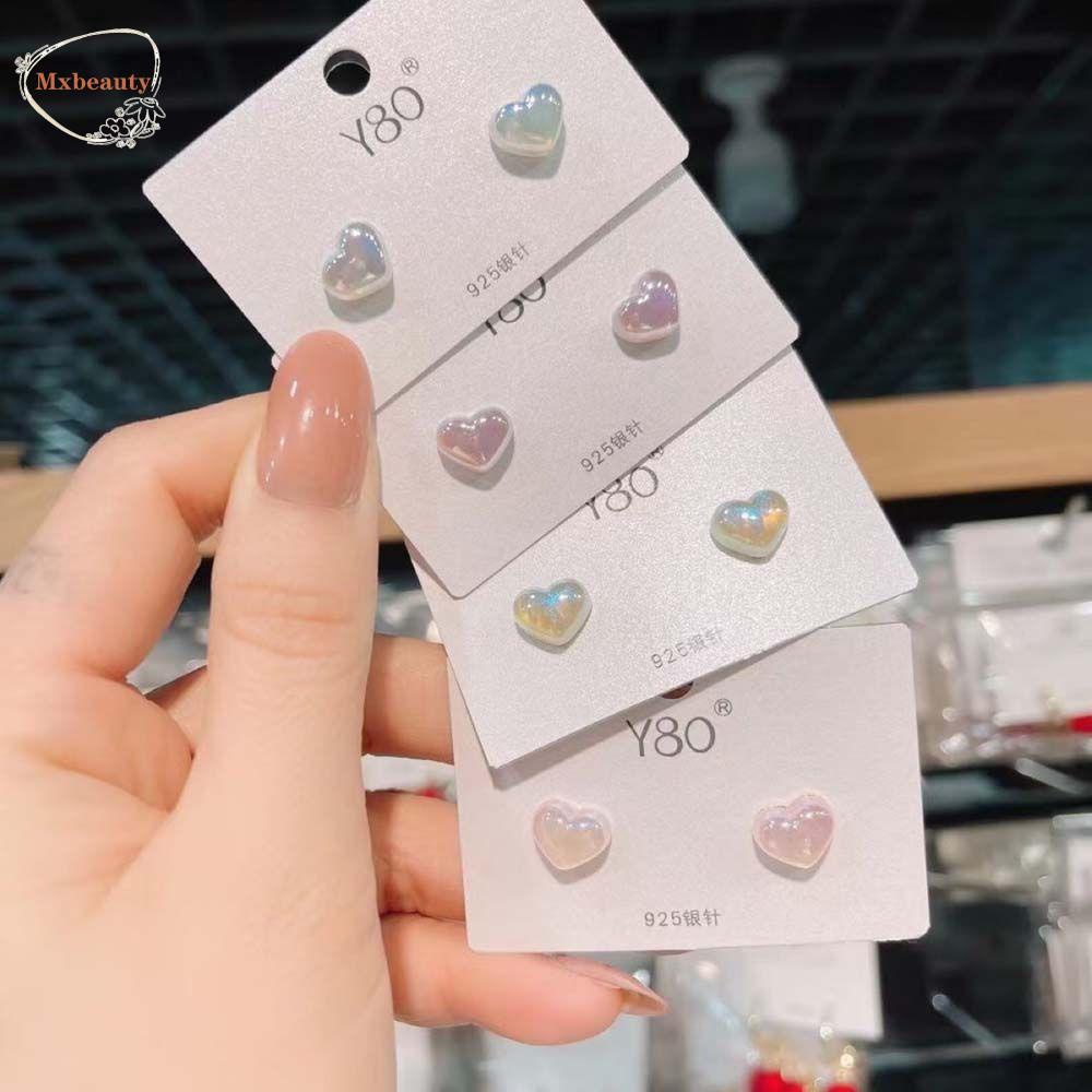 Mxbeauty Mermaid Pearl Earrings Indah Gadis Wanita Cinta Perancis Pearl Stud Earrings Anting Perempuan