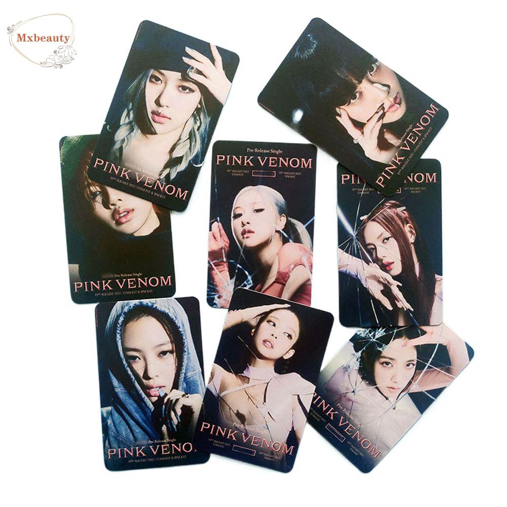 Mxbeauty PINK VENOM Photocards Hadiah Fans 55pcs/set Kartu HD Foto Idol Lomo Card LISA JENNIE ROSE LISA Postcard