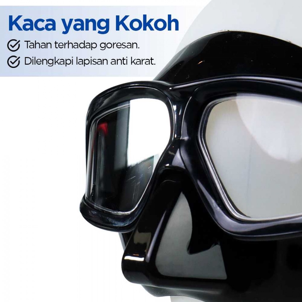 Kacamata Selam Scuba Masker Diving Mask Snorkeling Panoramic Goggles