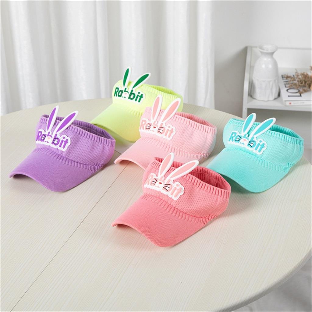 MJS 588 - Topi Rajut Anak Rabbit Topi Sunshade Golf Senam Pantai Import Hat Anak Korea