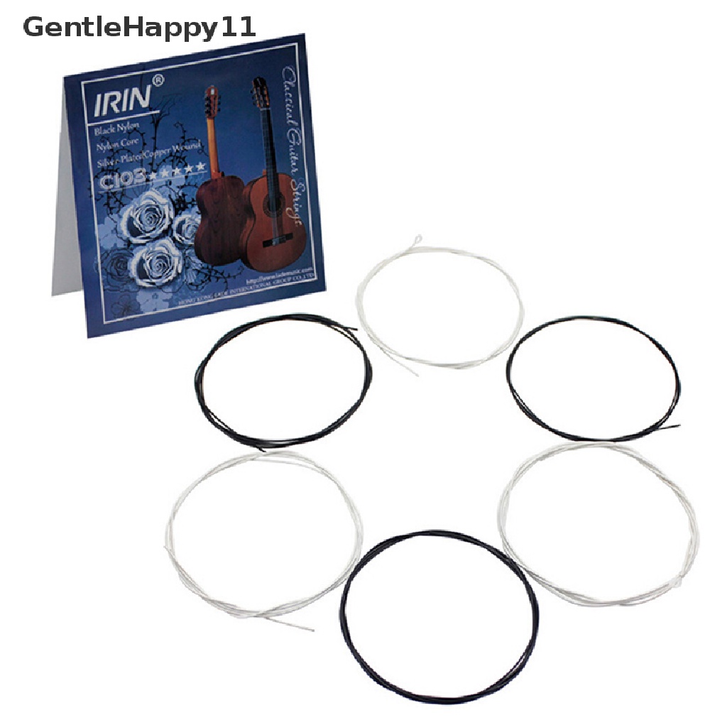 Gentlehappy 6pcs C103 Senar Gitar nylon guitar replacement strings Senar Nilon id