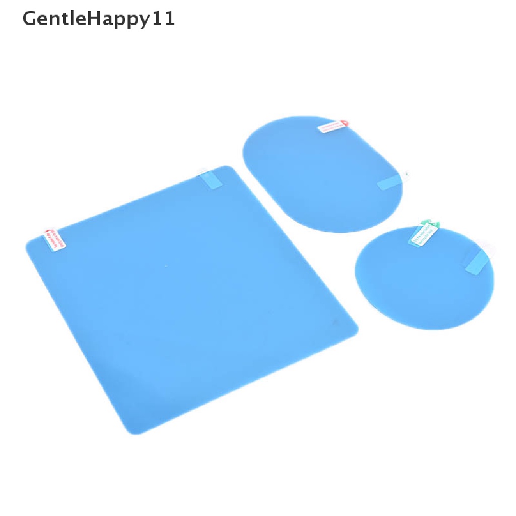 Gentlehappy Rainproof Film Stiker Kaca Spion Mobil Film Anti Kabut Jendela Kaca Perisai id