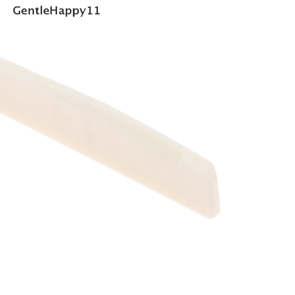 Gentlehappy Real Bone Bridge Saddle Untuk Gitar Akustik Folk 72MM/74MM/76MM/80MM * 12MM id