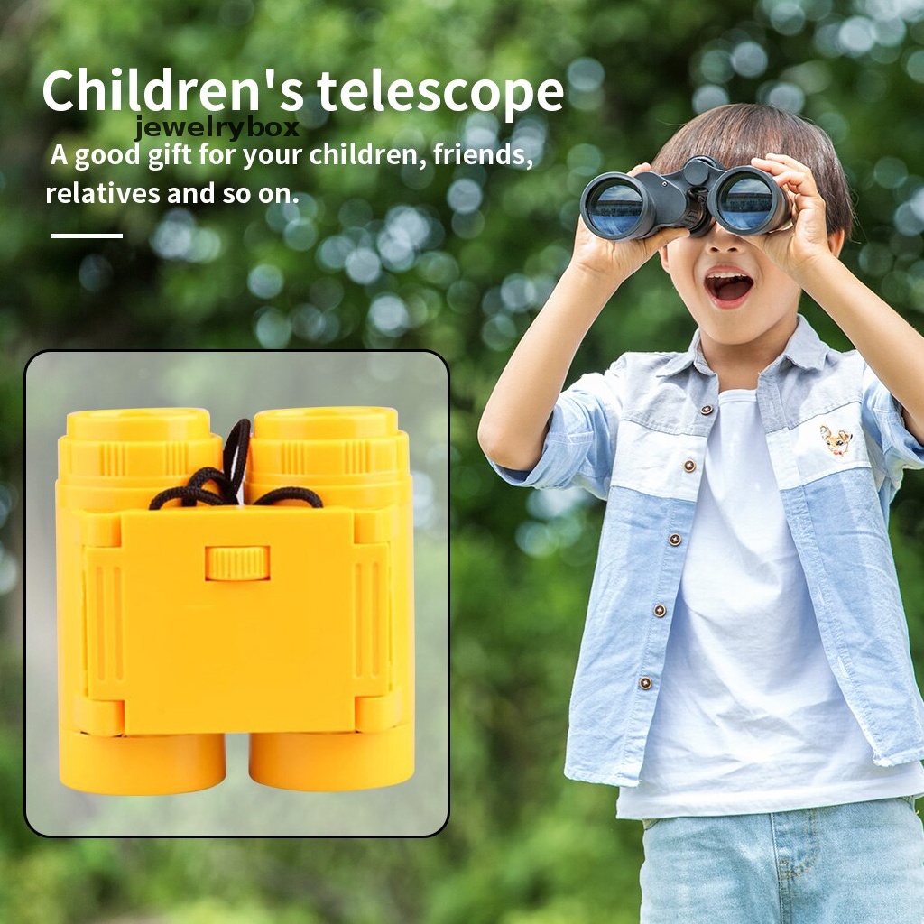 [jewelrybox] Teleskop Portable Kid Teropong Lipat Outdoor Alat Mengamati Butik Resolusi Tinggi