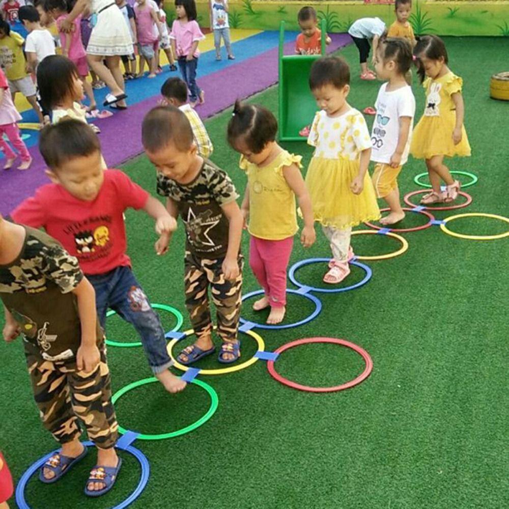 Jumping House Ring Backyard Toy Untuk Anak-Anak Mainan Hiburan Indoor Alat Peraga Olahraga Alat Pelatihan Olahraga Luar Ruangan Permainan Menyenangkan Jumping Lingkaran