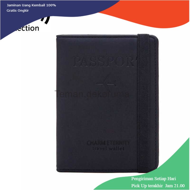 TD - RTG Andbana Dompet Paspor Cover Card Holder Travel Wallet RFID Blocking - YXY79