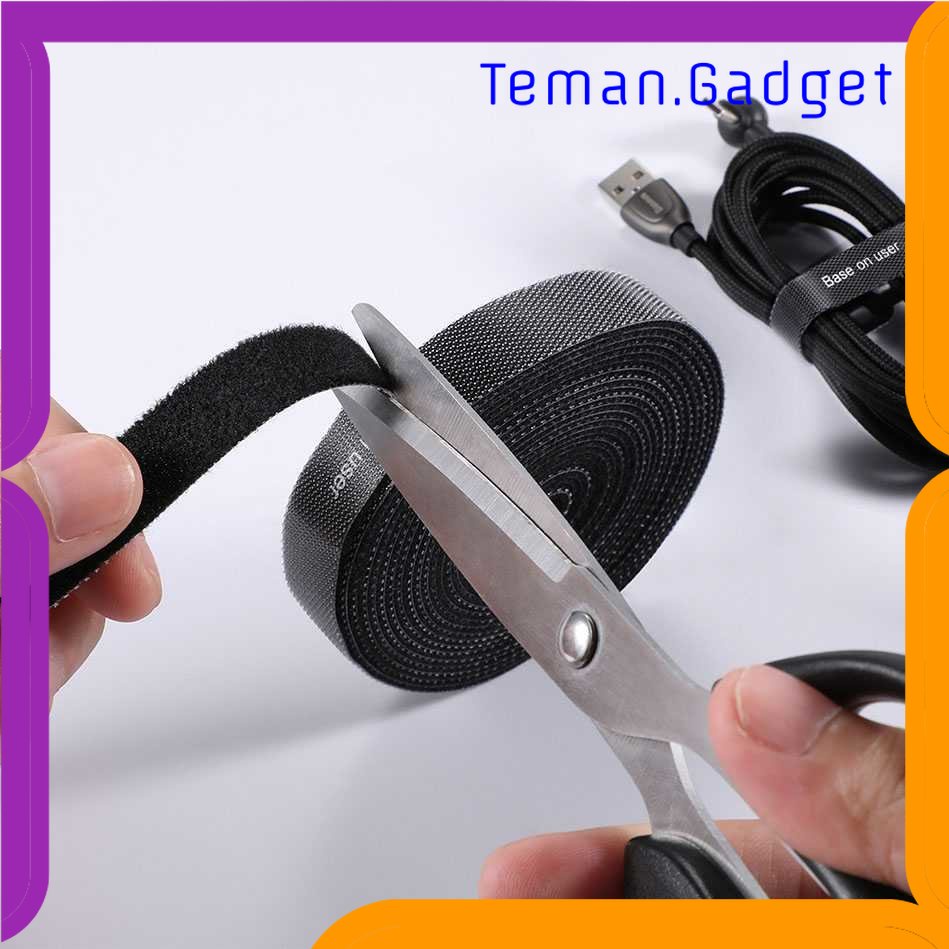 TG - ATK Baseus Cable Management Velcro Strap 1 Meter x 14 mm - ACMGT-E01
