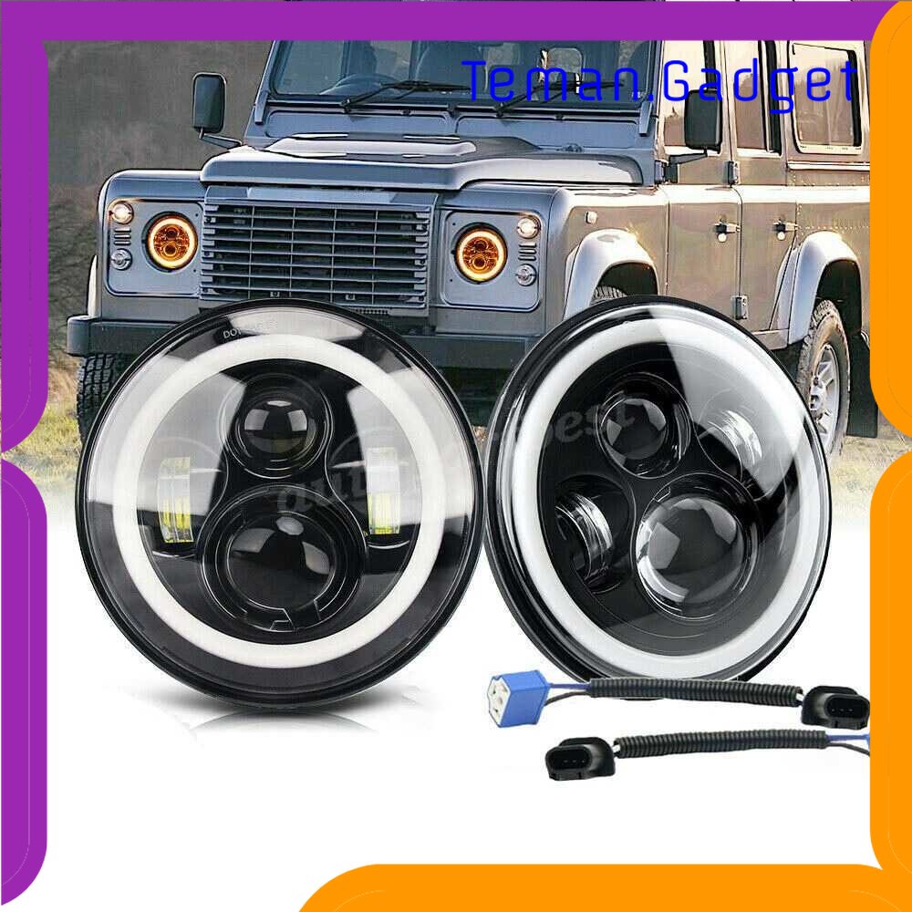 TD - OTO PARTOL Lampu Depan Mobil Motor Headlamp Cool White 7 Inch 60W 12V 1PCS - PR12