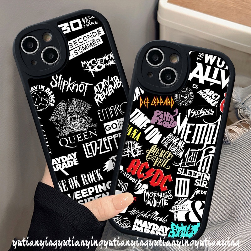 Redmi Note 9s 11s 8Pro 10Pro 9Pro 11 10 10s 11Pro+8 Redmi 10C A1 10A 9T 10 K40s 9 9A 9C Poco X3 NFC Pro M3 F4 Mi 12 11T 11 Lite Soft Tpu Graffiti Letter Trendy Brand Sarung