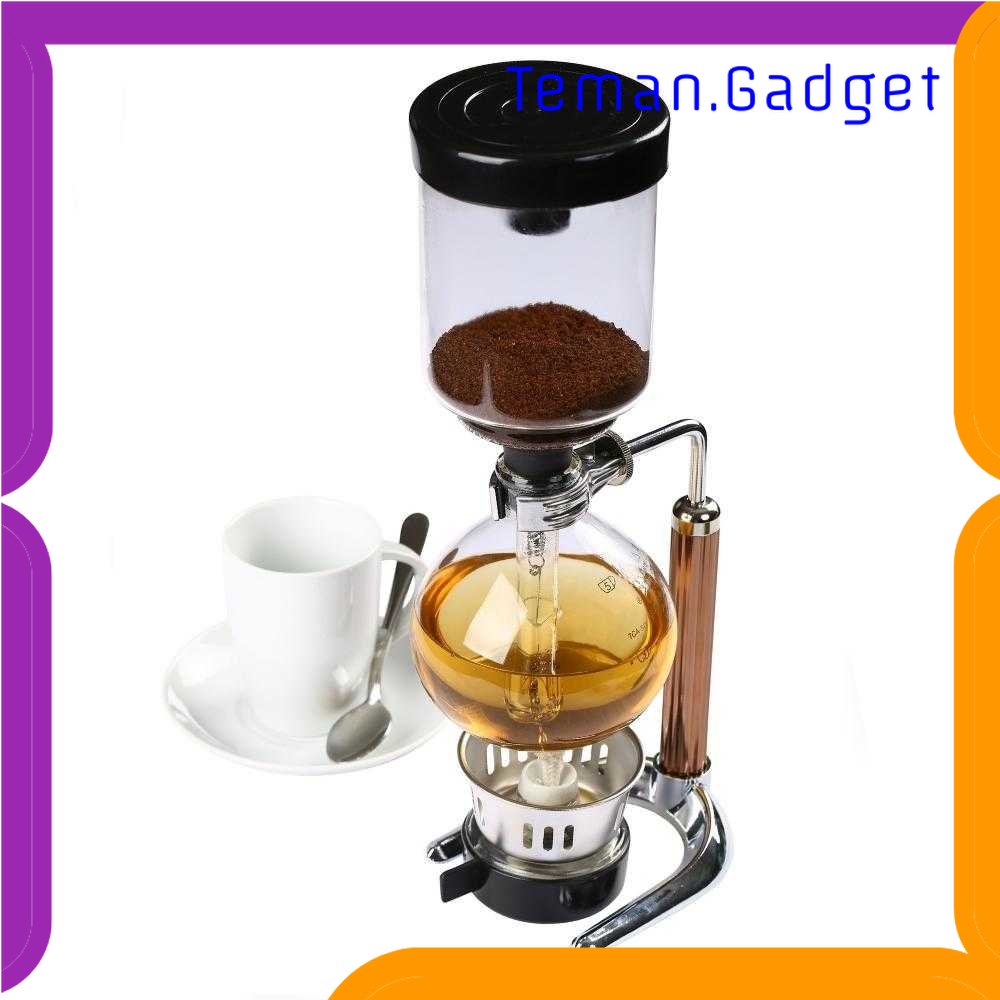 TG - DPR Eworld Japanese Style Siphon Coffee Maker Vacuum Pot 3 Cups - JF99