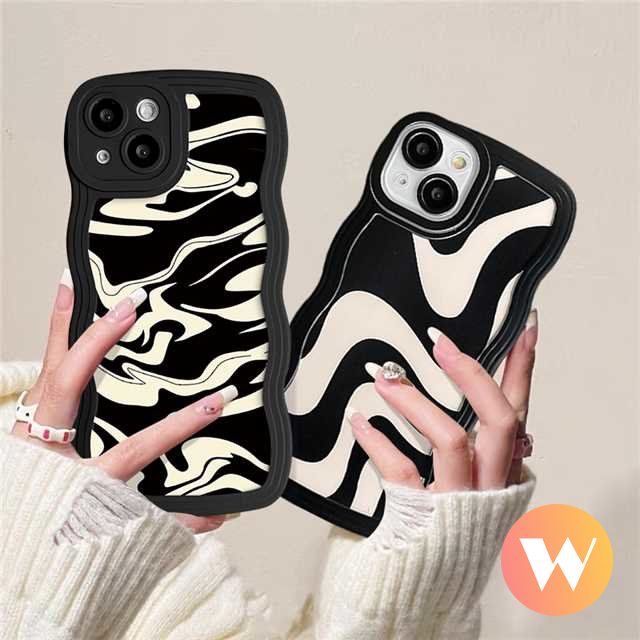 Infinix Hot11 9 12 10 Play Hot 11s 12i 10Lite 8 20s 12 Pro 9 10s 10 20 Note 12 G96 10Pro Smart5 4 6 Plus Fashion Art Zebra Leopard Print Pattern Soft TPU Wavy Edge Back Cover