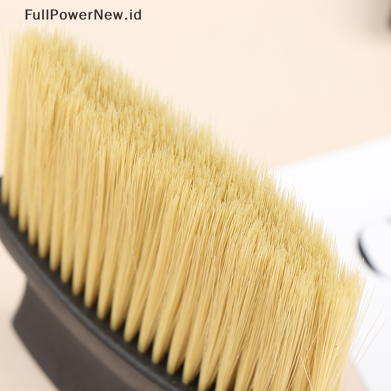 Power Professional Sikat Kemoceng Wajah Leher Lembut Barber Hair Clean Hairbrush Tools ID