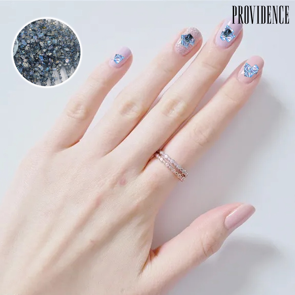 Providence 1tas Kuku Berlian Imitasi Bentuk Tidak Teratur Jumlah Besar Bersinar Multifungsi Kasus Ponsel DIY Berlian Imitasi Kaca Batu Pecah Epoxy Resin Cetakan Filler Kerajinan