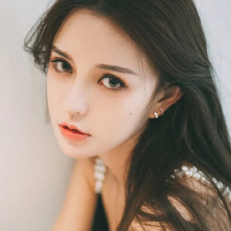 Roselife Korea s925 Perak Musim Semi Stud Anting-Anting Untuk Wanita Gadis Elegan Tindik Spiral Anting-Anting Trendi Pakaian Sehari-Hari Telinga Perhiasan Hadiah