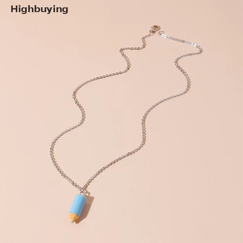 Hbid 10PCS Simulasi Warna Resin Kepala Pensil Ch Untuk Dekorasi DIY Anting Kalung Fashion Perhiasan Liontin Aksesoris Glory