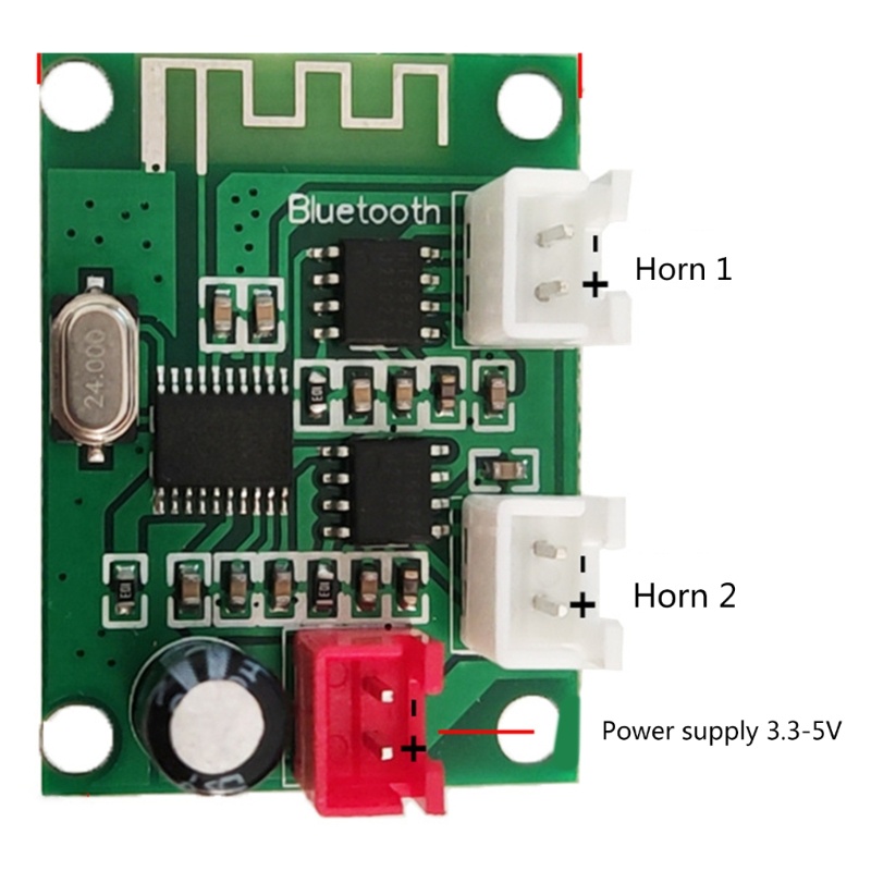 Vivi Papan Amplifier Bluetooth-Kompatibel Power Amplifier Modul Speaker 4Ohm3W Daya Output 10M Resepsi Sinyal