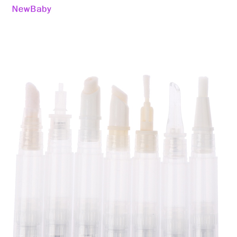 Newbaby Pen Minyak Kuku Kosong Dengan Brush Liquid Foundation Botol Isi Ulang 1.5ml ID