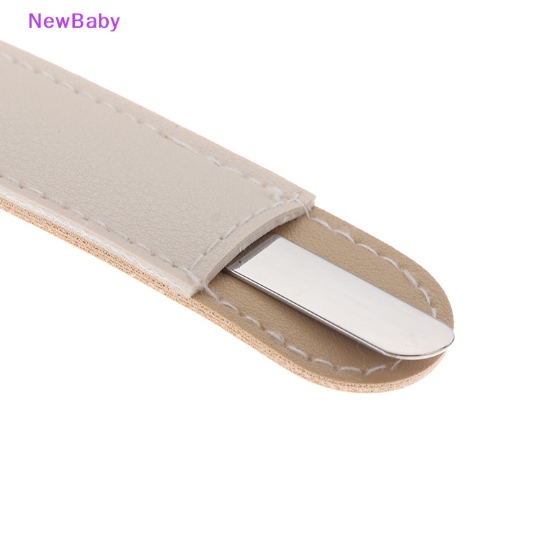 Newbaby Spatula Toner Makeup Kepala Ganda Stainless Steel Dengan Stik Pencampur Tas PU ID