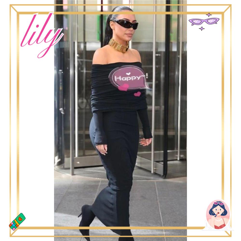 Lily Wrap Around Kacamata Hitam Silver Futuristik UV400 Sport Shades