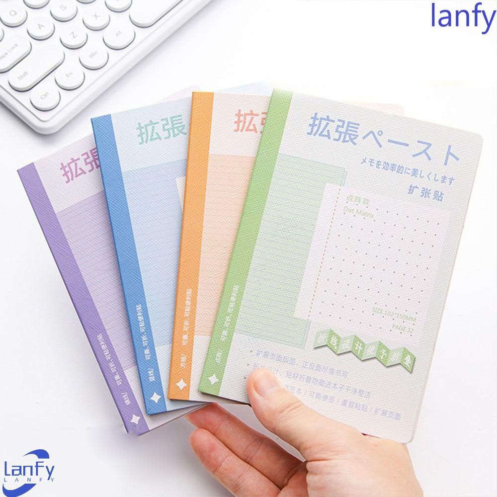 Lanfy Memo Pad Anak Multiwarna N Times Lengket Perlengkapan Kantor Alat Tulis Siswa Stiker Dapat Ditulis
