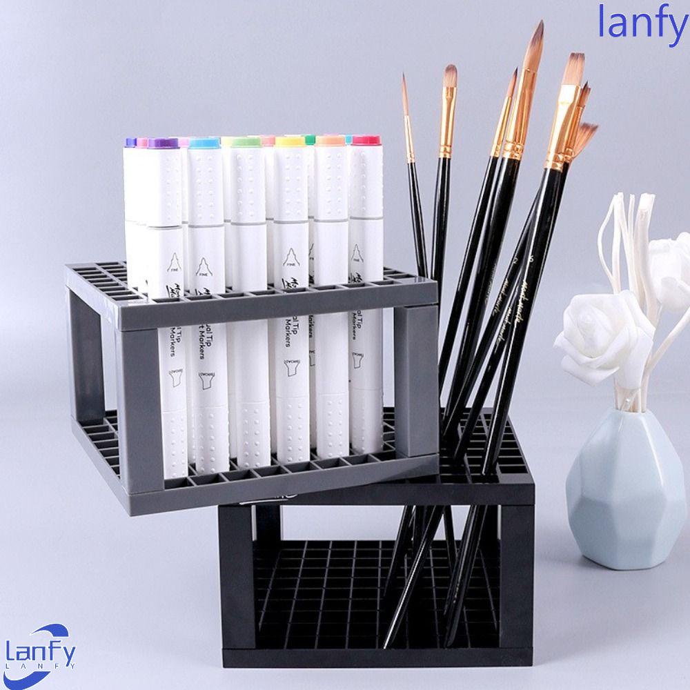 Lanfy Rak Penyimpanan Kuas Cat Detachable Art Studio Artis Gallery Student Colored Pen Pencils Holder