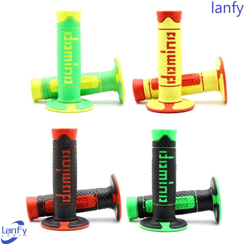 Lanfy Stang Motor Universal 1pasang Sepeda Sport Aksesoris Motor Karet Gel Grips Handle