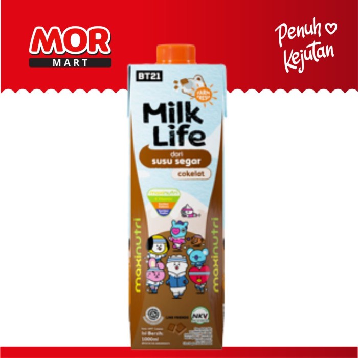 

MILK LIFE Coklat Susu Segar Choco 1 L