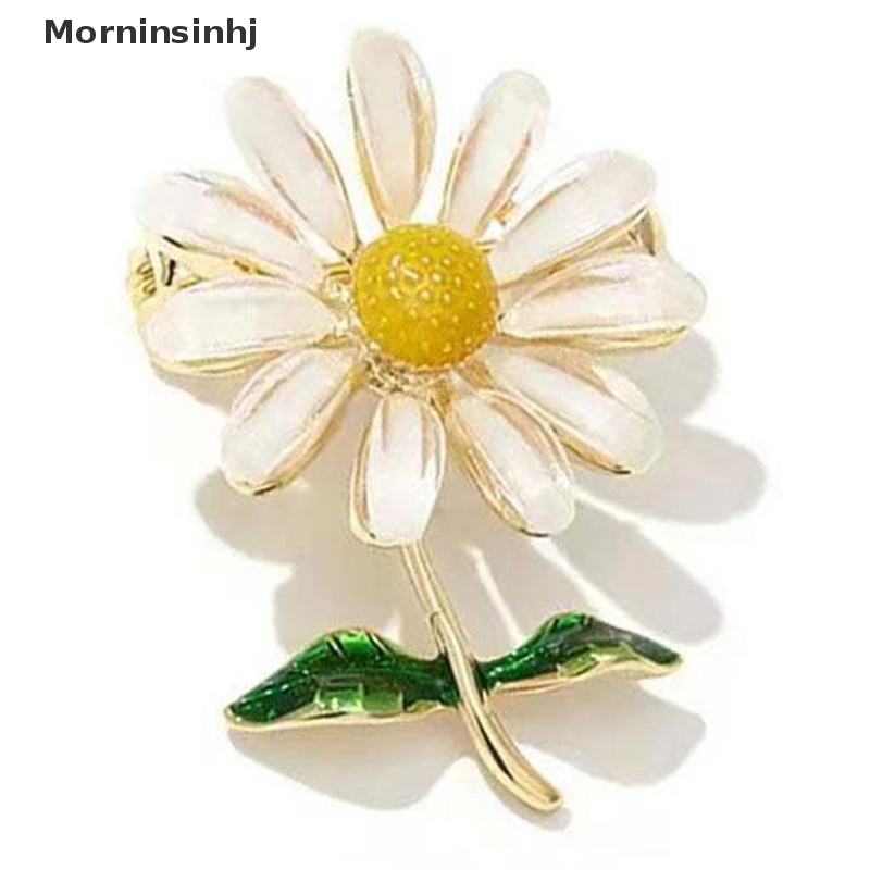 Mornin Enamel Kreatif Daisy Bros Pin Mantel Gadis Paduan Bros Pin Perhiasan Aksesoris Bros Hadiah Liburan Perhiasan id