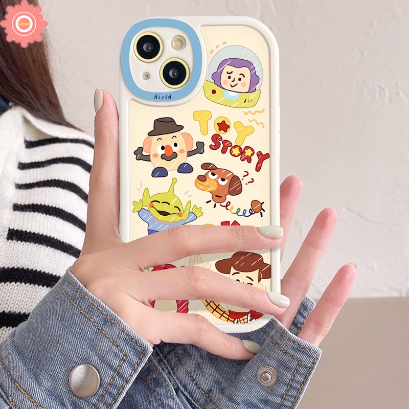 Casing Cute Rose Red Strawberry Bear Manyo Untuk Infinix Hot 10 Lite 10T 10s 11 11s Smart 6 5panas 11 10T 10s 11s 10 9 Play Note8 Kartun Lucu Toy Story Alien Shockproof Soft Case