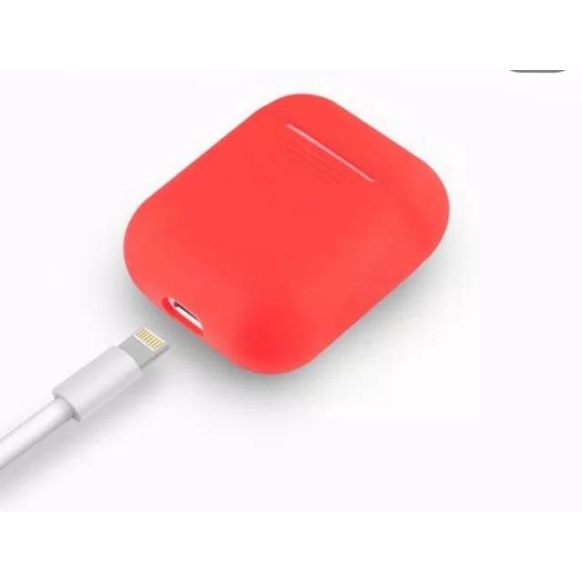 MEDAN For Apple Airpods Silicon case TWS i9s mini bluetooth earphone silikon ORI