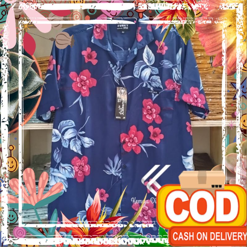 Kemeja Pria Motif Bunga Kemeja Motif Pria Kemeja Motif Pria Lengan Pendek Kemeja Motif Pria Distro K